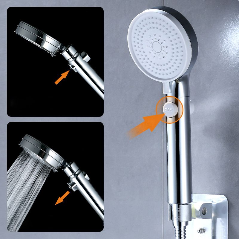 Modern Adjustable Shower Heads Metal 3 Sprays Shower Head Combo