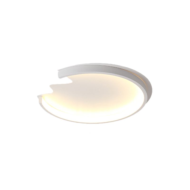 Plafoniera per camera da letto per bambini con guscio d'uovo Lampada da soffitto a LED in stile moderno in acrilico in bianco