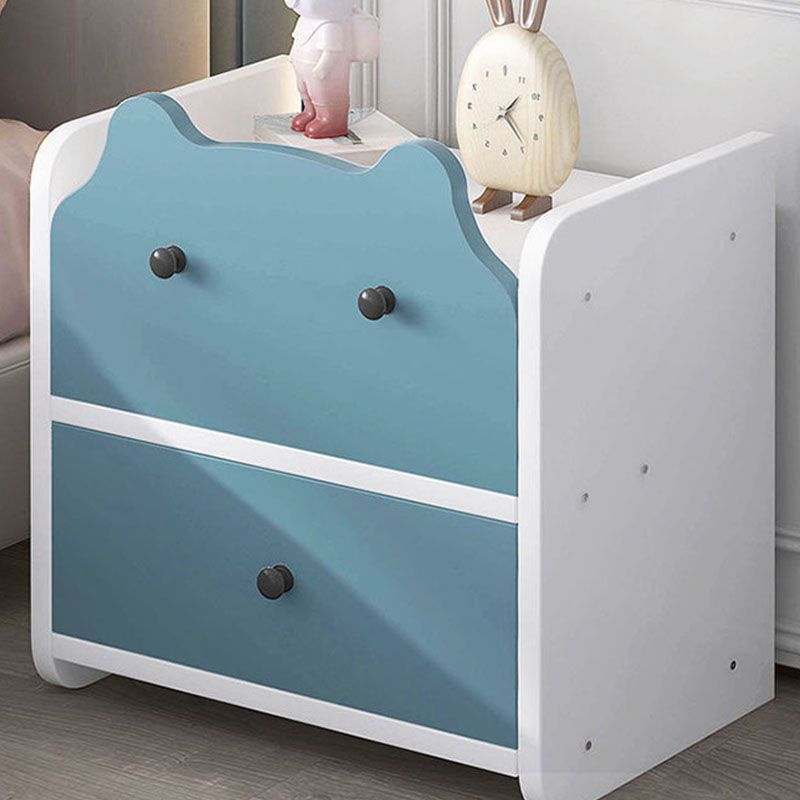 Contemporary Bedside Cabinet Night Table Lower Shelf Night Table for Bedroom