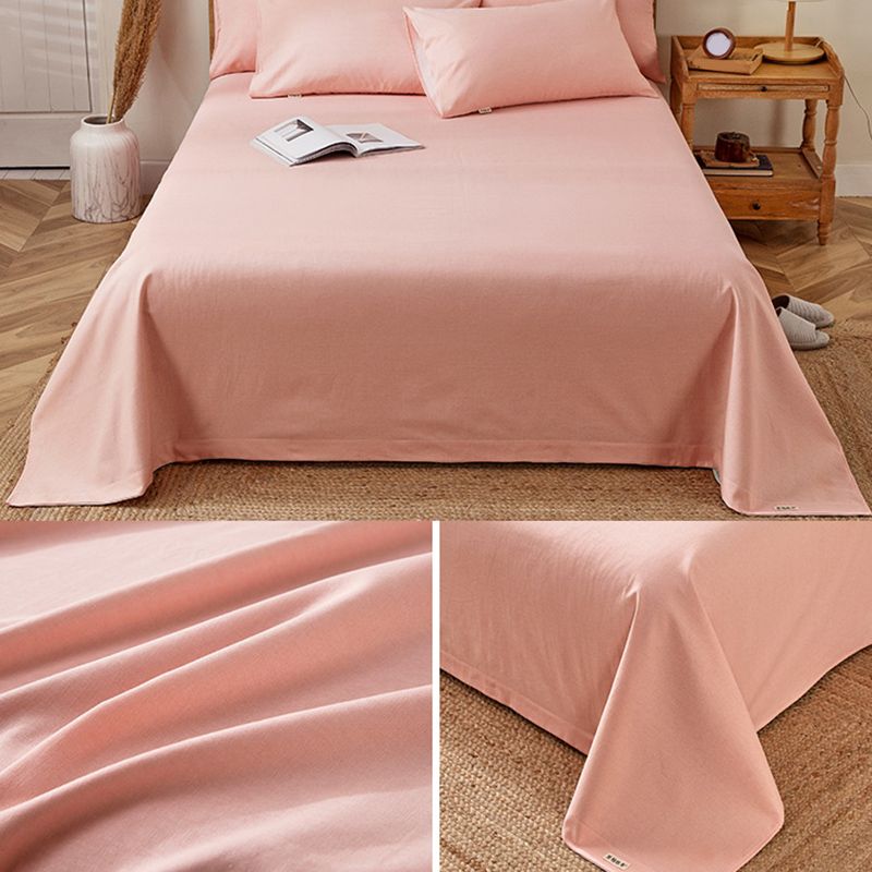 Trendy 100 Cotton Bed Sheet Striped Pattern Non-Pilling Fade Resistant Bed Sheet