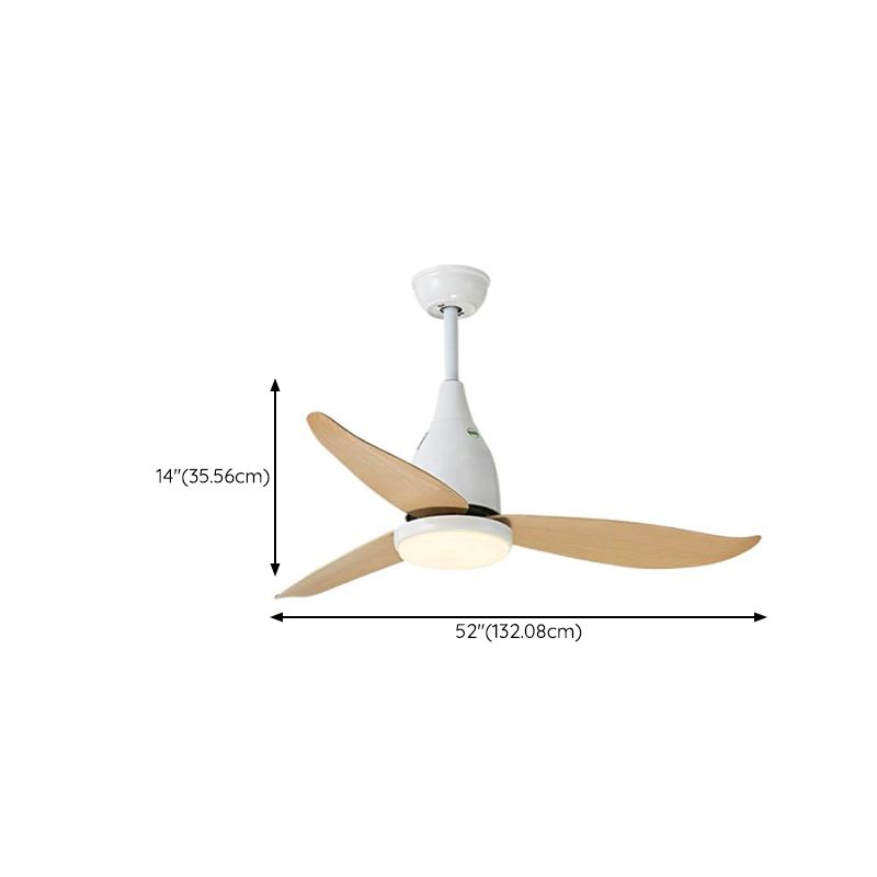 Nordic Ceiling Fan Light Fixture Minimalist LED Ceiling Lamp for Living Room