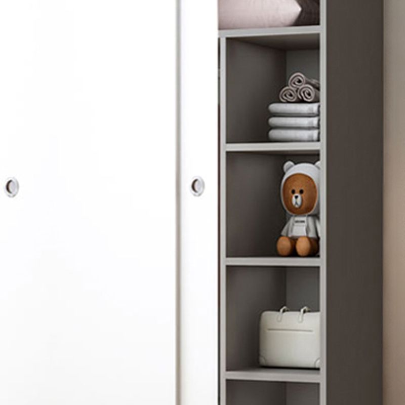 Modern Style Wardrobe Armoire Wooden Wardrobe Closet With Doors