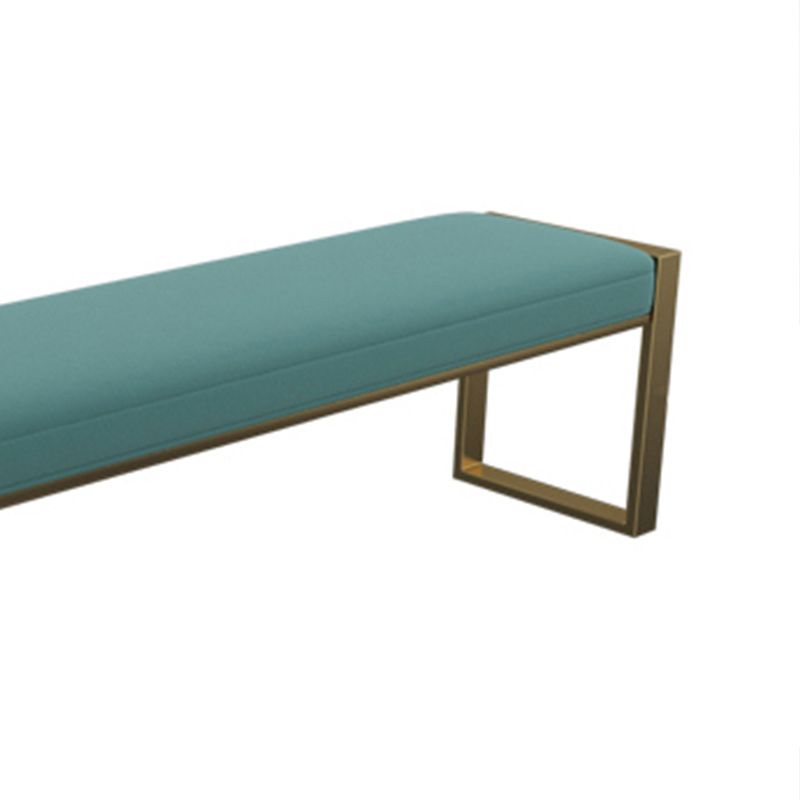 Glam Solid Color Entryway Bench Upholstered Entryway Bench with Cushioned