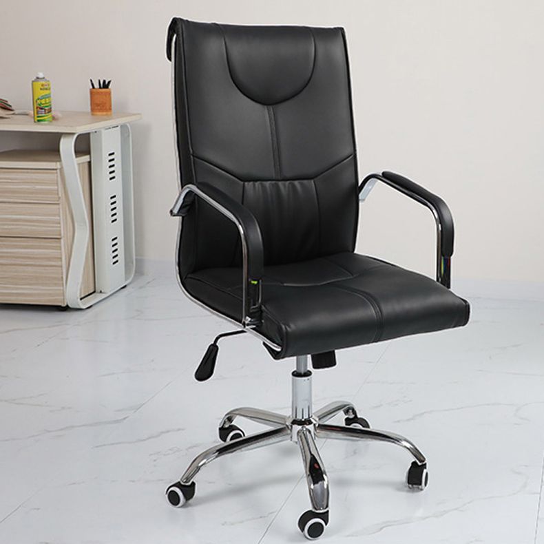 Modern Executive Computer Chair with Wheels Swivel Office Chair with Padded Arms