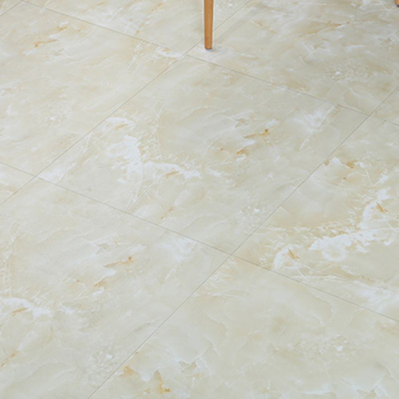 Peel and Stick PVC Flooring Smooth Marble Look Fireproof Vinyl Flooring