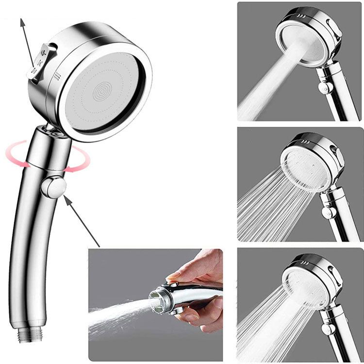 Contemporary Double Handle Shower Head High Arch Shower Head Combo in Chrome