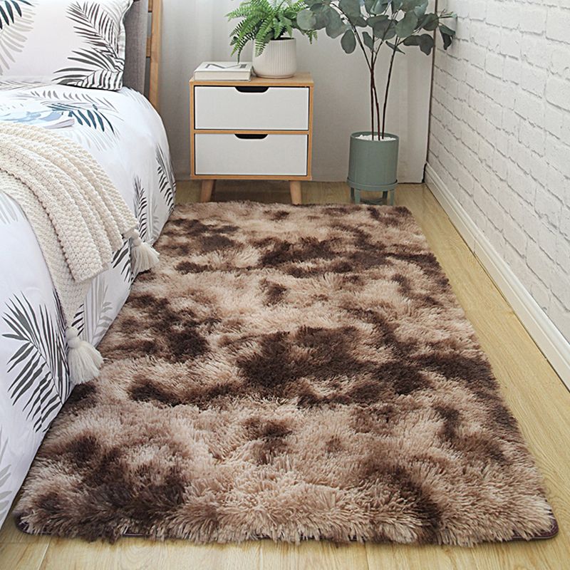 Tapis nature multicolore Synthetics Nordic Carpet Tapis Anti-Slip Machine Animal Machine Washable pour chambre à coucher