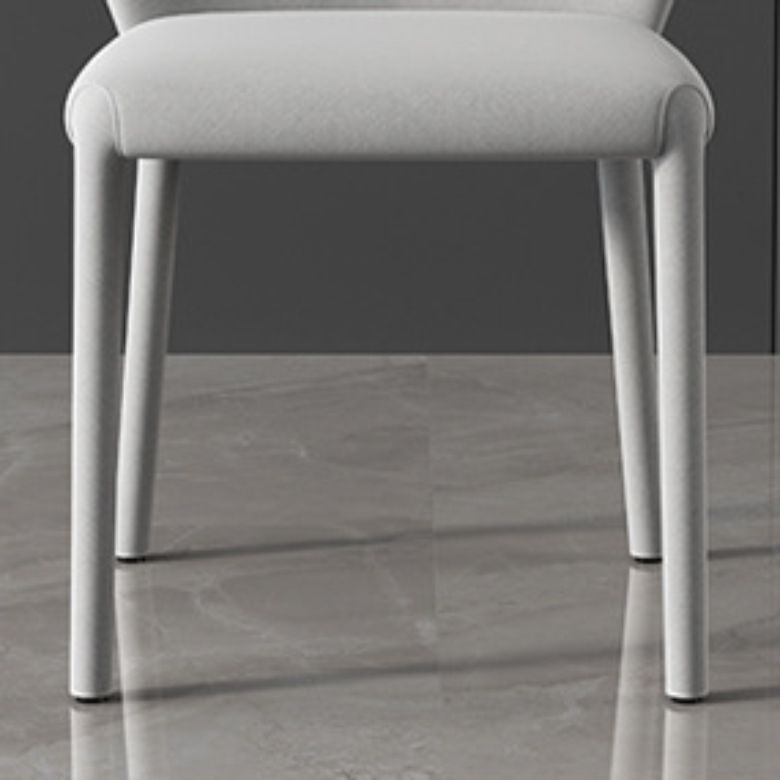 Contemporary Kitchen Dining Side Chair Metal Legs Parsons Chair