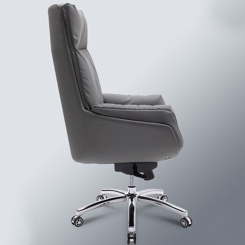 Modern Leather Office Chair No Distressing Ergonomic Desk Chair