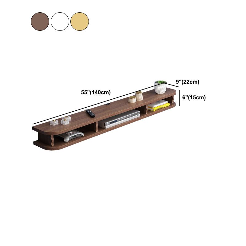 Scandinavian Wood TV Stand Wall-mounted Cable Management TV Console