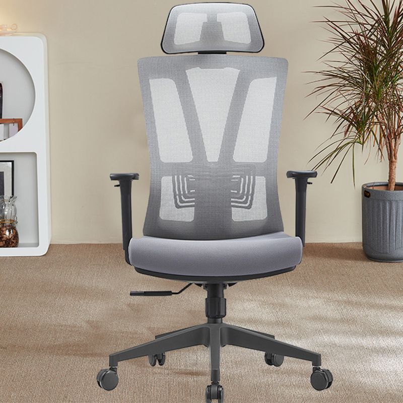 Modern Removable Arms Chair Adjustable Seat Height Office Chair with Wheels