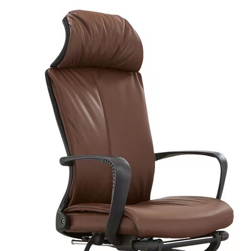 Modern Desk Chair Mesh/Leather Computer Chair High-Back Chair with Wheels