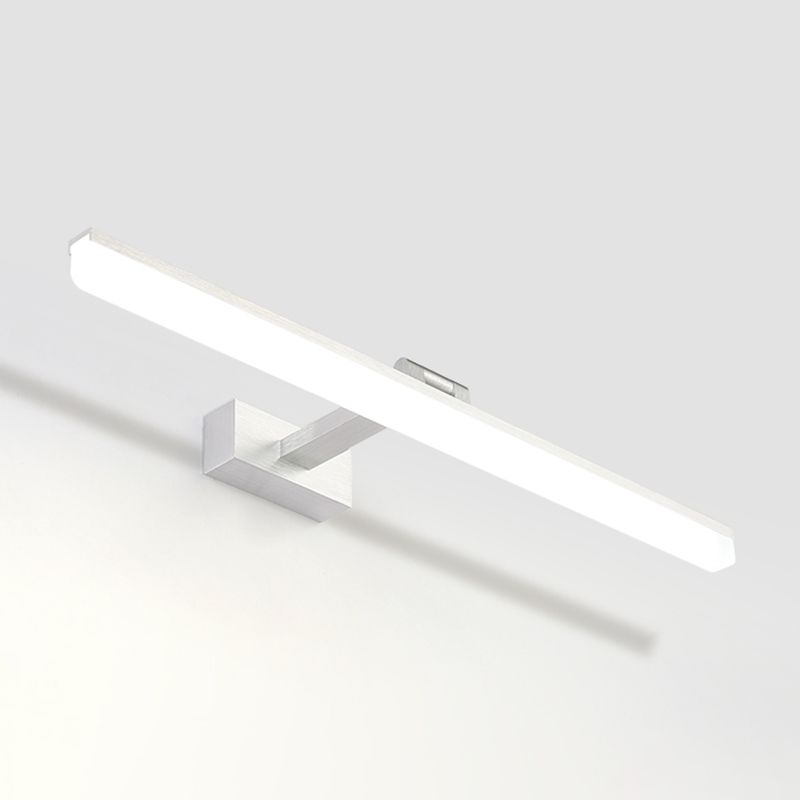 Modern Minimalist Style Elongated Wall Mounted Vanity Lights Aluminum Vanity Wall Light Fixtures for Bathroom