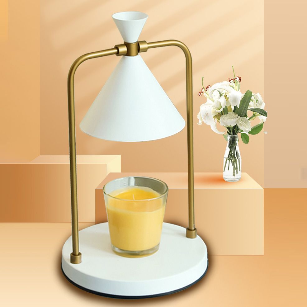 Metal Night Table Lamp Minimalist Style Table Light for Bedroom