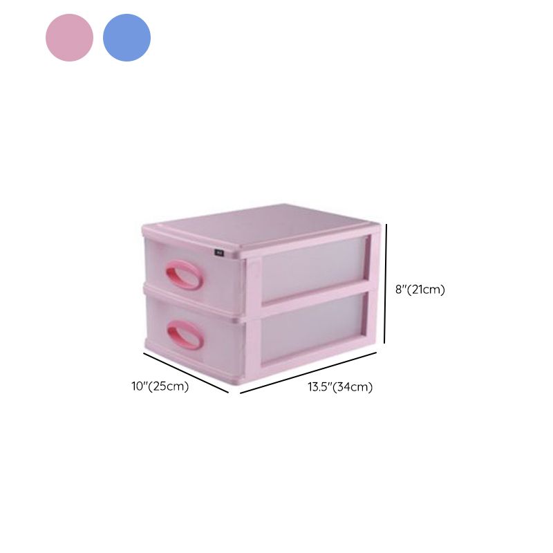 Contemporary Cabinet Plastic Drawers Storage Filing Cabinet for Office