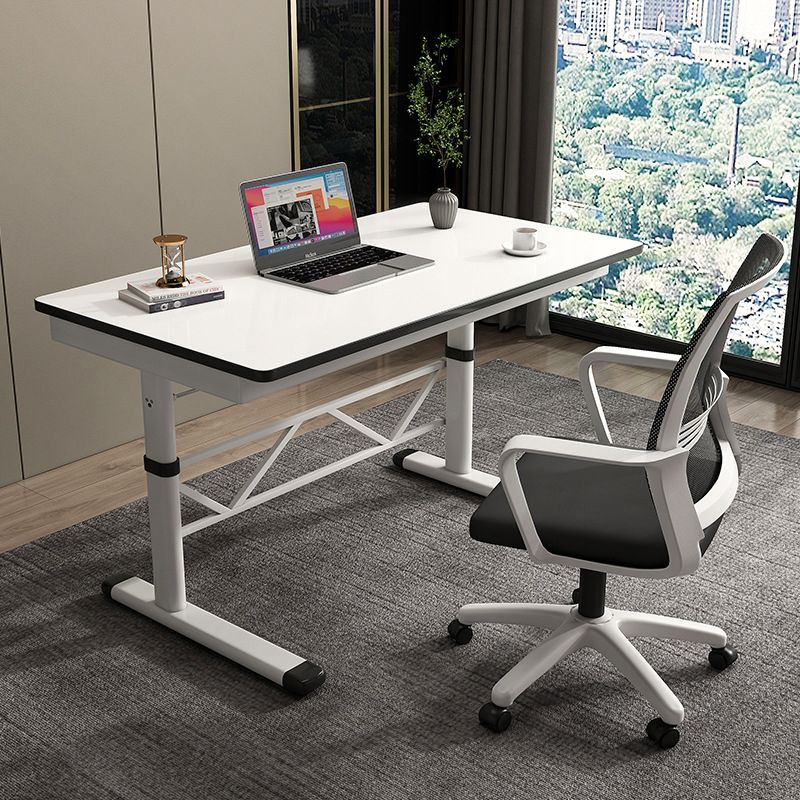 Modern Office Desk Manufactured Wood Adjustable Height Writing Desk