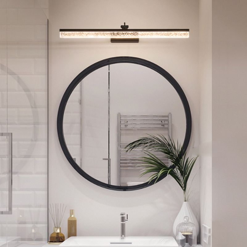 Style minimaliste moderne STATLING MUR MUR MURD Vanity Lights Metal Vanity Sconce for Toilet