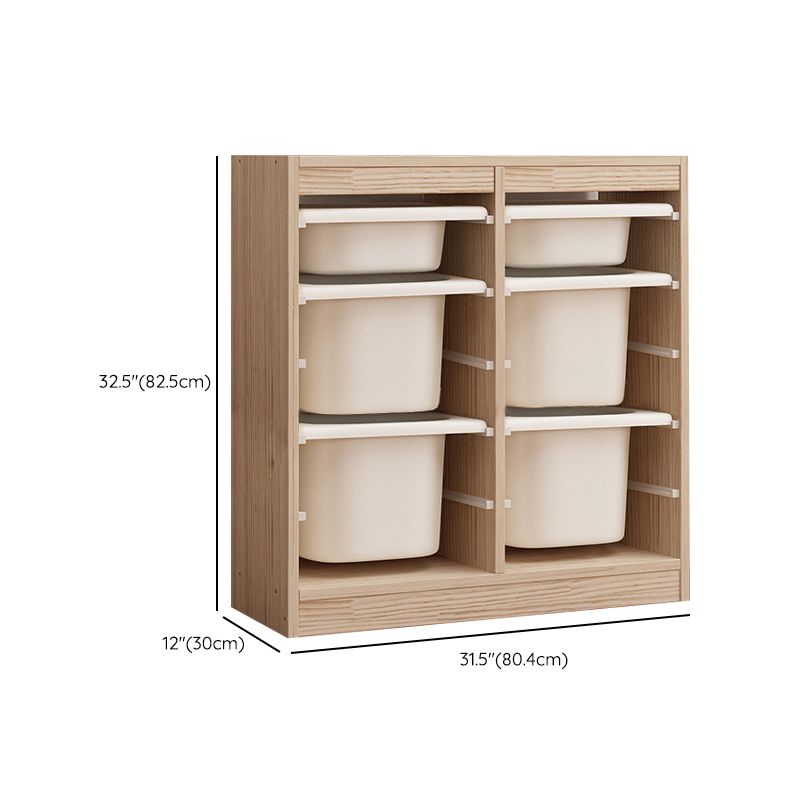 Contemporary Solid Wood Chip Resistant Standard Kids Bookcase