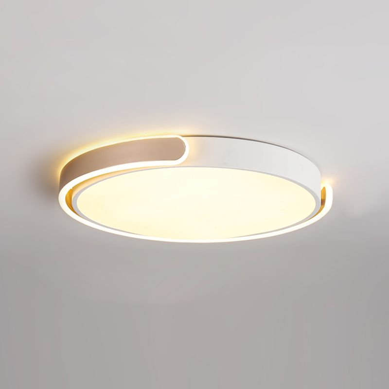 Round LED Flush Mount Lighting Modernist Flush Mounted Ceiling Lights for Living Room