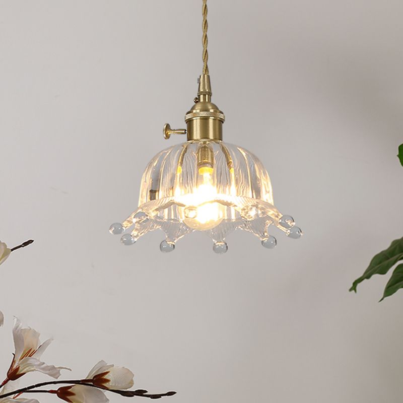 Modern Style Simple Glass Hanging Light Creative Pendant Lighting Fixture