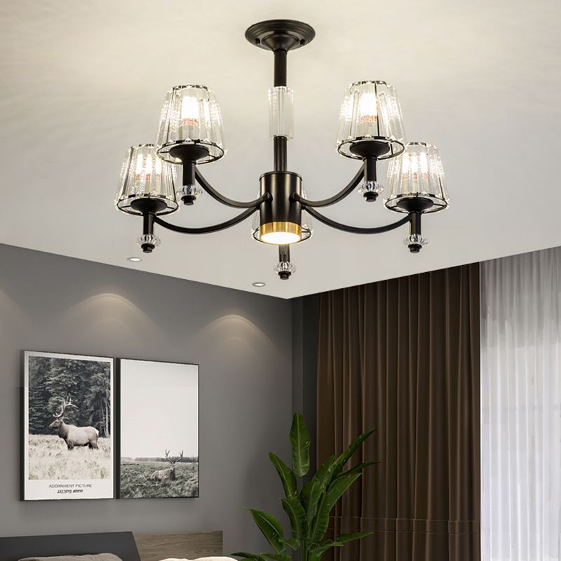 American Glass Chandelier Multi Light Chandelier Pendant for Dining Room