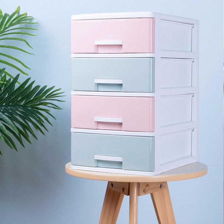 Modern Filing Cabinet Plastic Vertical Filing Cabinet with Drawers