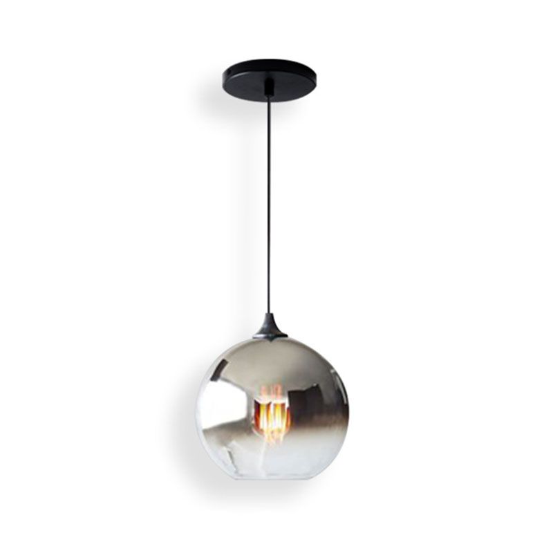 1 lampada a sospensione a forma di globo leggero con vetro Lucency moderno illuminazione sospensione moderna