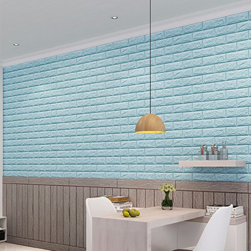 3D Embossed Wall Panel Colorful Waterproof Foam Indoor Wall Tile