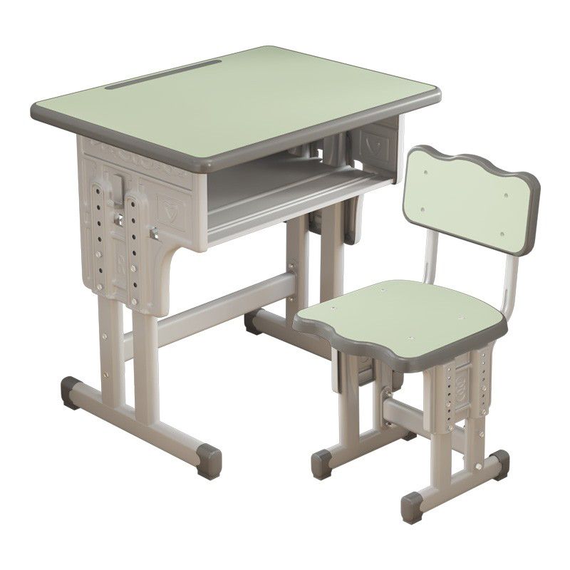 Adjustable School Kids Desk Writing Desk Kids Desk and Chair with Hutch