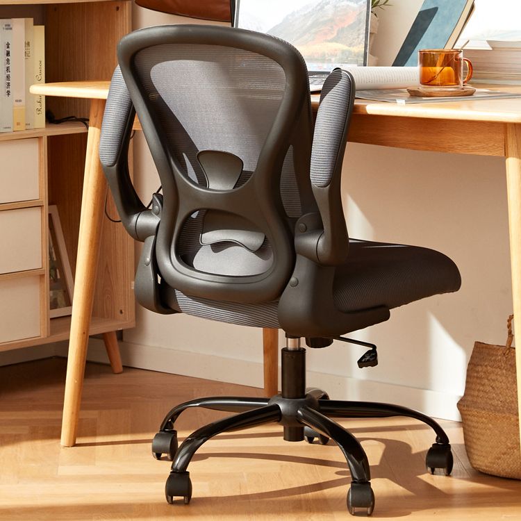 Removable Arms Office Chair Tilt Mechanism No Distressing Ergonomic Chair with Wheels