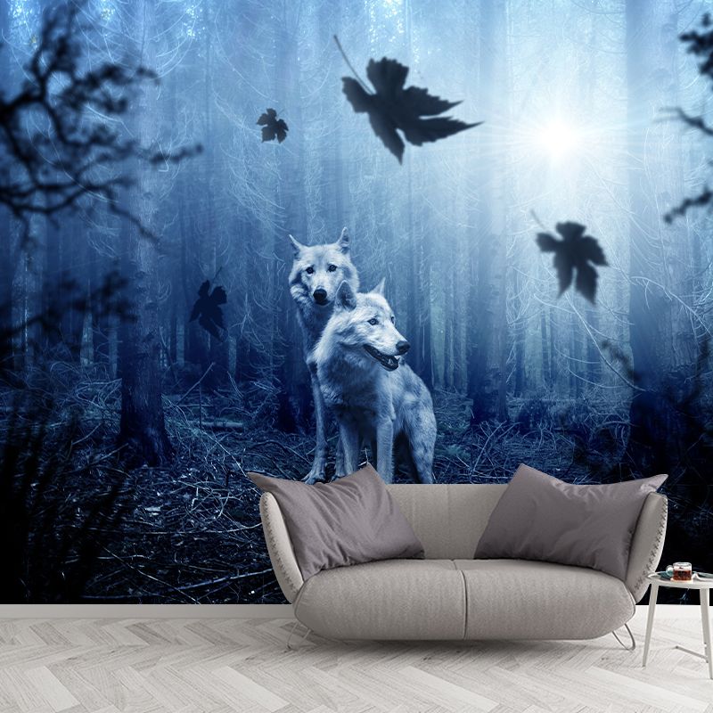 Photography Trees Wall Mural Moisture Resistant Environmental Forest Wallpaper