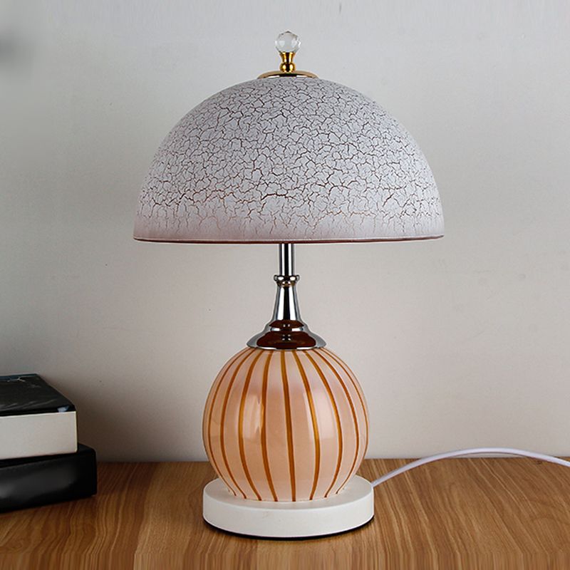 Glass Round Shape Lamp Mount Lighting Modern 2-Lights Lamp Fixture