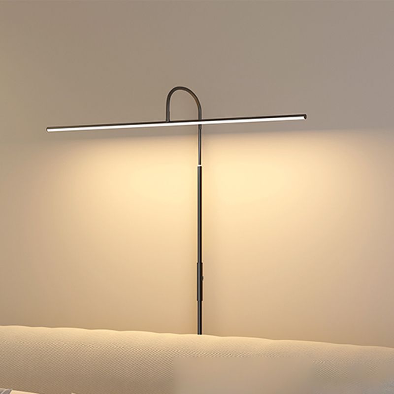 Modern Style Strip a forma di illuminazione da pavimento in metallo 1 Lampada leggera per il ristorante