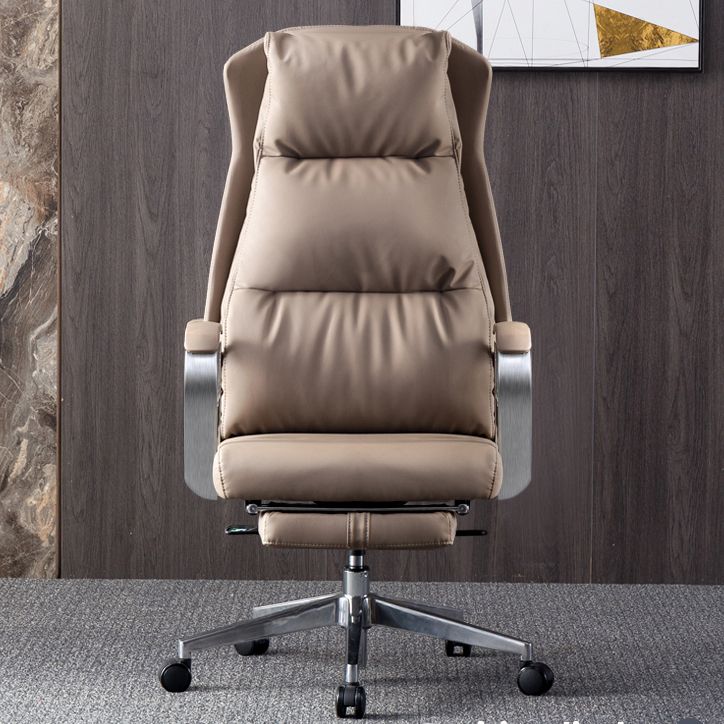 Contemporary Computer Chair Swivel High Back Adjustable Seat Height Executive Chair