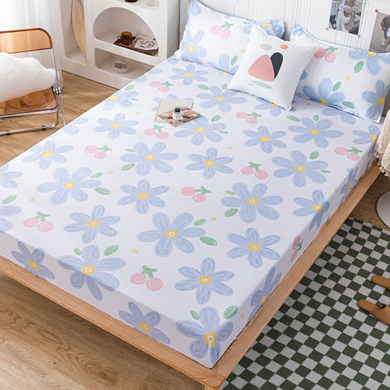 Cartoon Printed Fitted Sheet Polyester Twill Breathable Fade Resistant Printed Sheet