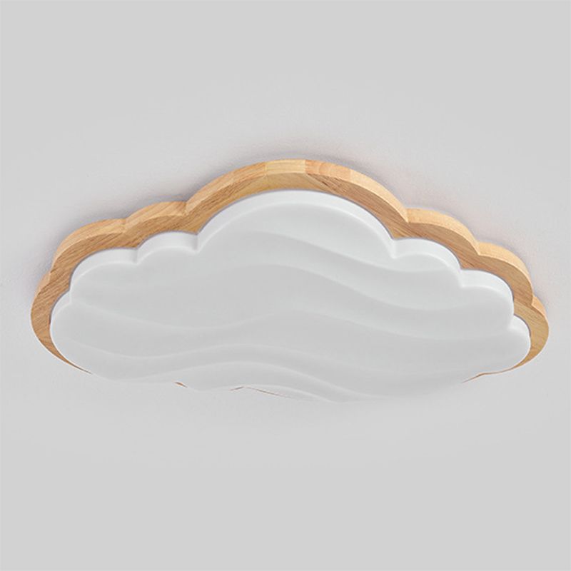 Cloud Shape Ceiling Mount Light LED Ceiling Light with Acrylic Shade for Bedroom