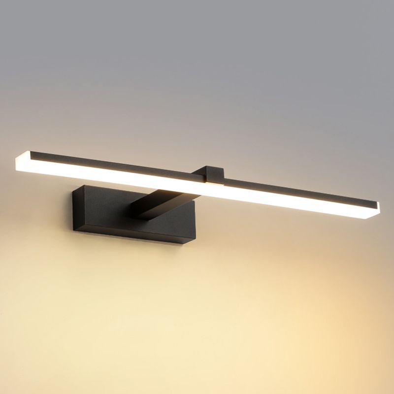 Linear Vanity Wall Lights Vintage Modern Simplicity Plastic Wall Sconce for Bathroom