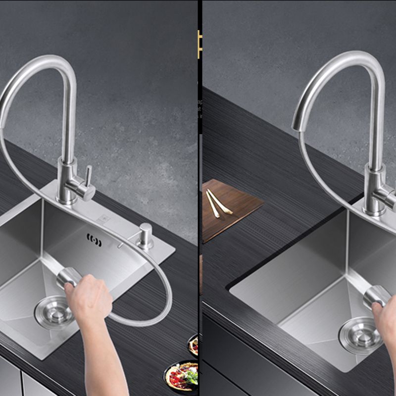 Classic Style Kitchen Sink Drop-In Stainless Steel Corrosion Resistant Kitchen Sink