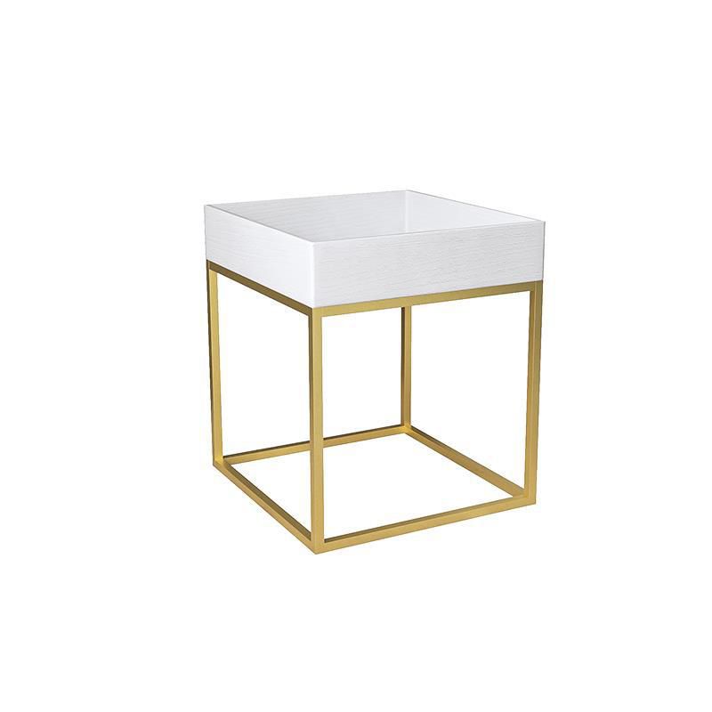 17.72-inch Length Modern Bed Nightstand Metal Bedside Cabinet