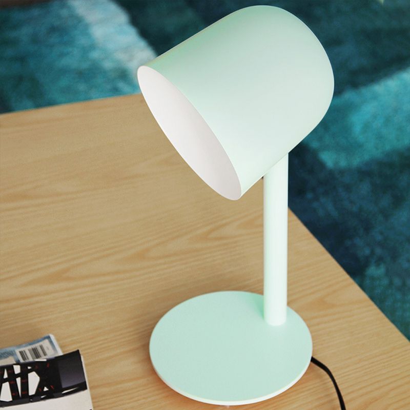 Kindergärtner Schlafsaal Tasse Schreibtisch Leuchte Metal Ein leichter Macaron Loft Desk Lampe