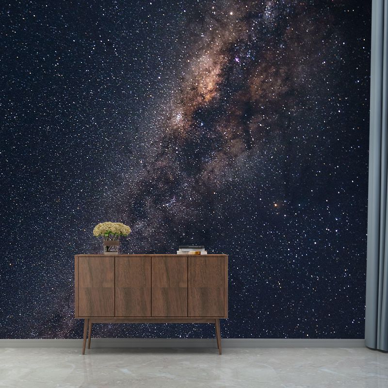 3D Space Mural Mildew Resistant Wall Cosmic Galaxy Wallpaper Sitting Room Wall Mural