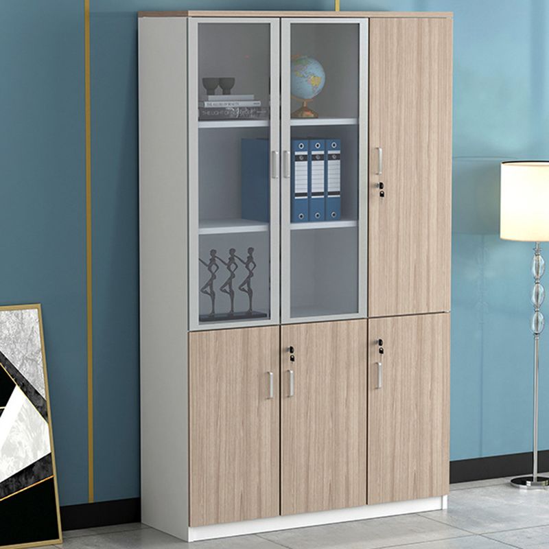 Modern Style Lateral Filing Cabinet Wood Filing Cabinet with Lock and Storage