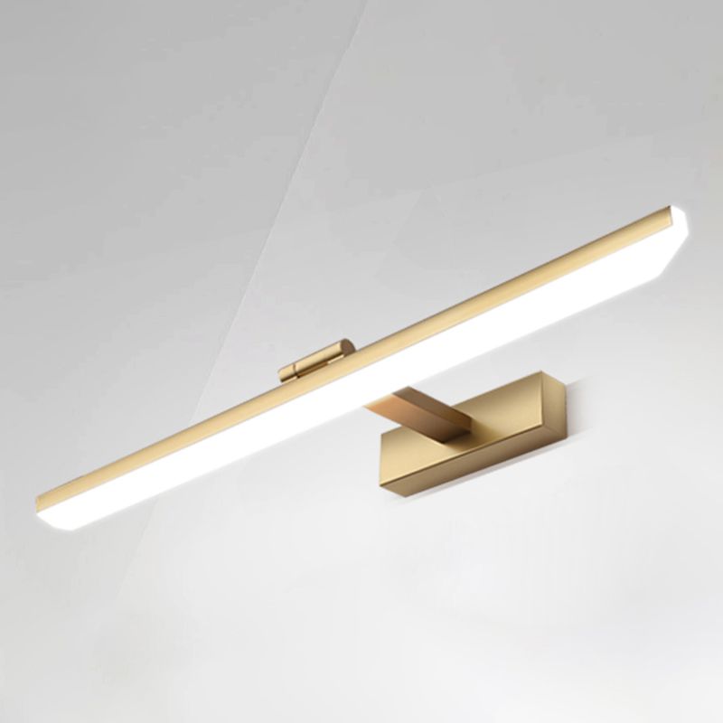 Luz de tocador LED lineal lámparas de pared moderna luz delantera de espejo moderno con sombra acrílica