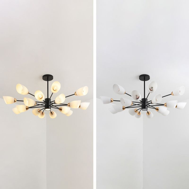 Contemporary Geometry Shade Pendant Chandeliers Glass Chandelier Lighting Fixtures