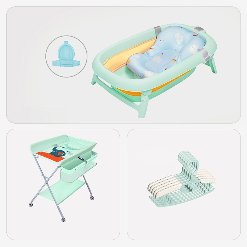 Modern Metal Baby Changing Table Folding Changing Table with Bathtub