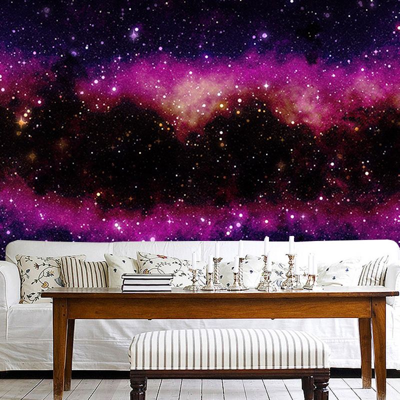 Living Room Mural Illustration Universe Wallpaper Eco-friendly Mural