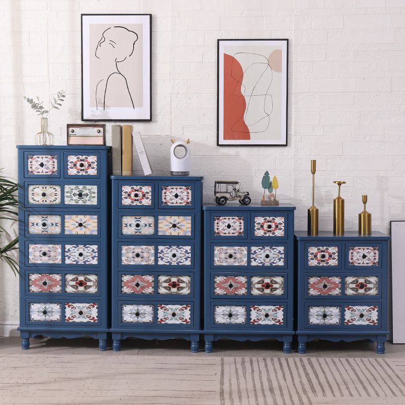 Traditional Style Solid Wood Storage Chest Vertical Dresser with Drawers