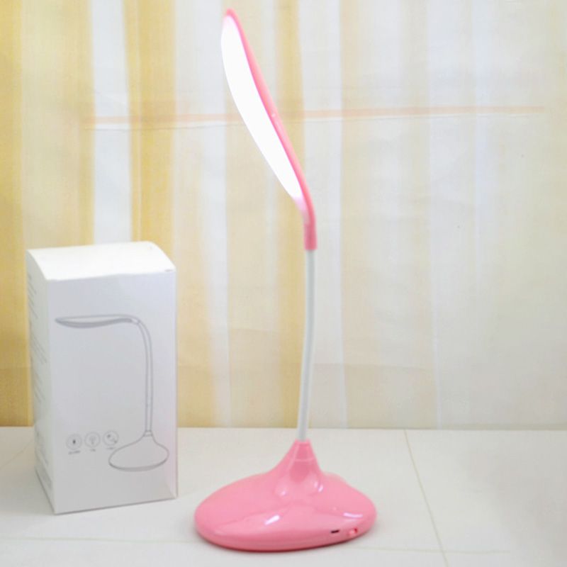 USB Charging Mini LED Table Lamp Macaroon Style Eye Protection Reading Light for Bedroom