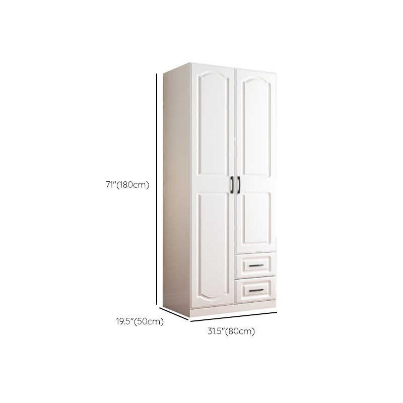 Contemporary Bedroom Kid's Wardrobe Manufactured Wood Frame Wardrobe