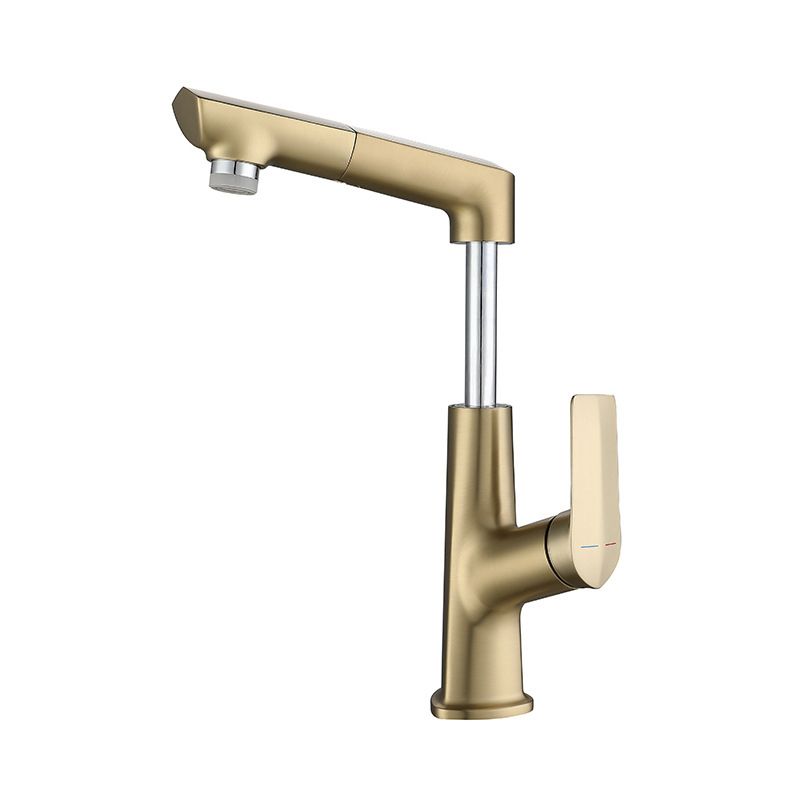 Centerset Lavatory Faucet Glam Style Faucet with Single Lever Handle